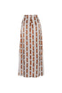 Carlota Satin Silk Maxi Skirt / Horse Reins
